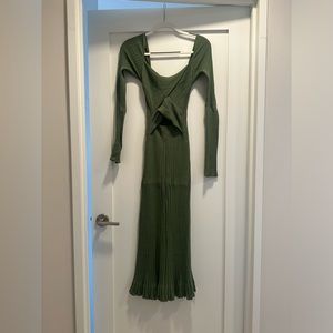 Cut out free people sweater dress